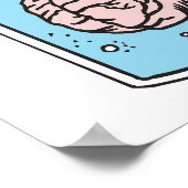 hersenen in een pot poster (Hoek)