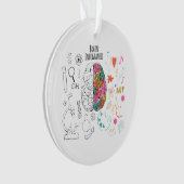 Hersenen Infographic Ornament (voorkant)
