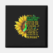 Hersenen invaliditeit krijger zonnebloem beperking magneet (Voorkant)