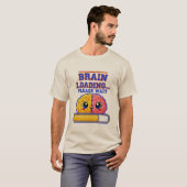 Hersenen Laden… Even Geduld - Grappig School T-shi T-shirt (Voorkant volledig)
