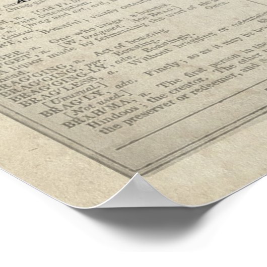 Hersenen met bloemen Neuroscience Thema ontwerp Poster (Hoek)