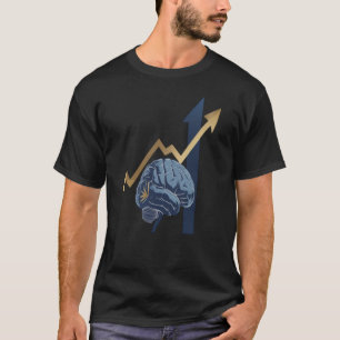 Hersenen met pijl – Mindset & Financiële Groei Gra T-shirt
