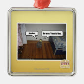 hersenen metalen ornament (Voorkant)