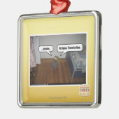 hersenen metalen ornament (Links)