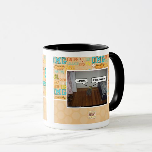 hersenen mok (Voorkant rechts)