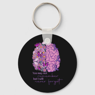 Hersenen niet herinneren Vergeet nooit Alzheimerhe Sleutelhanger
