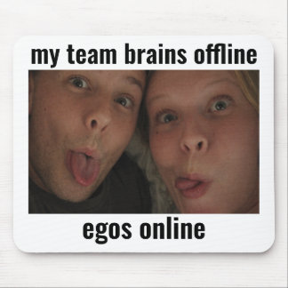 Hersenen Offline Ego's Online Gamer Meme Muismat