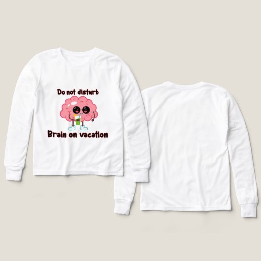 Hersenen op vakantie (Voorkant /achterkant)