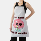 Hersenen op vakantie schort (Insitu)