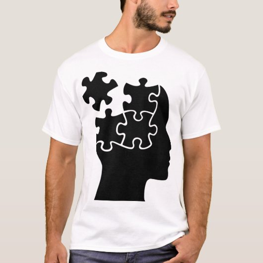 Hersenen oplossen van problemen t-shirt (Voorkant)
