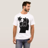 Hersenen oplossen van problemen t-shirt (Voorkant volledig)