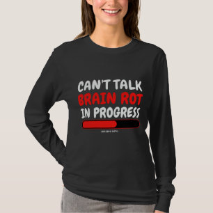 Hersenen Rot T-shirt voor kinderen Brainrot Woord