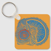 Hersenen schedel Sleutelhanger (Voorkant)