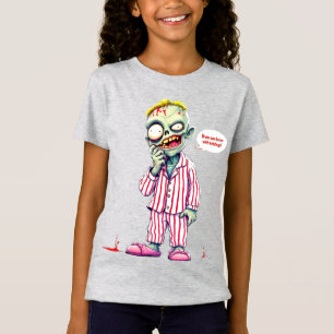 Hersenen smaken beter met ketchup! Zombie in de py T-shirt