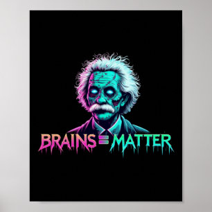 Hersenen = Sticker Poster