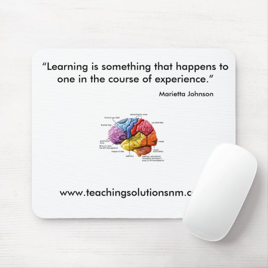 hersenen, www.teachingsolutionsnm.com, "Leren... Muismat (Met muis)