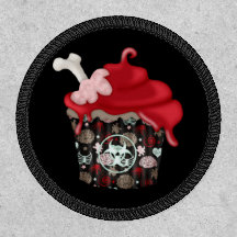 Hersenen Zombie Biohazard Cupcake