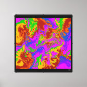 Hersenenpap in Abstract Canvas Afdruk (Voorkant)
