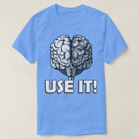 Hersengebruik IT Sarcasme Humor T-shirt (Design voorkant)