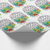 hersengeest psychologie idee hart cadeaupapier (Hoek)