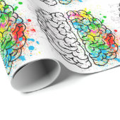 hersengeest psychologie idee hart cadeaupapier (Rol Hoek)