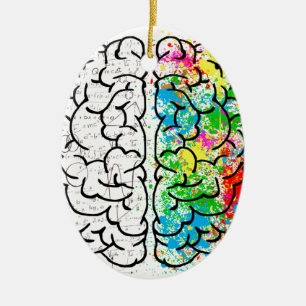 hersengeest psychologie idee hart keramisch ornament