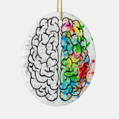hersengeest psychologie idee hart keramisch ornament (Rechts)