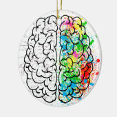 hersengeest psychologie idee hart keramisch ornament (Links)