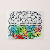 hersengeest psychologie idee hart legpuzzel (Horizontaal)