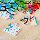 hersengeest psychologie idee hart legpuzzel (Zijkant)