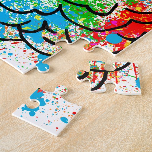 hersengeest psychologie idee hart legpuzzel (Zijkant)