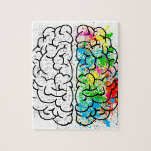 hersengeest psychologie idee hart legpuzzel