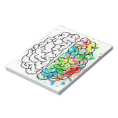 hersengeest psychologie idee hart notitieblok (Linkerzijde)