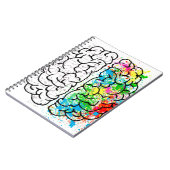 hersengeest psychologie idee hart notitieboek (Linkerzijde)