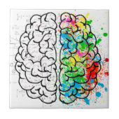 hersengeest psychologie idee hart tegeltje (Voorkant)