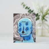 hersengolven briefkaart (Staand voorkant)