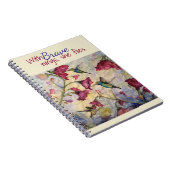 Herseninspiratie-Hummingbird Art-notebook Notitieboek (Rechterzijde)