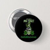 Herseninvaliditeit Bewustzijn Haar strijd is mijn  Ronde Button 5,7 Cm (Voorkant /achterkant)