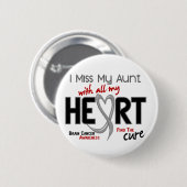 Hersenkanker IK MIJN BEDRAG MET AL MIJN HART 2 Ronde Button 5,7 Cm (Voorkant /achterkant)