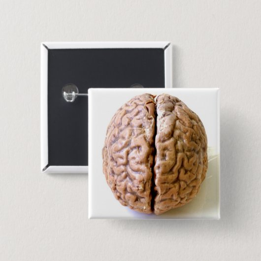 hersenknop vierkante button 5,1 cm (Voorkant /achterkant)