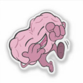 Hersenkraker Sticker  (Voorkant)