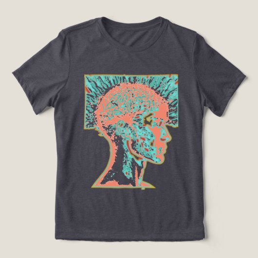 hersenletsel storm Tri-Blend shirt (Design voorkant)
