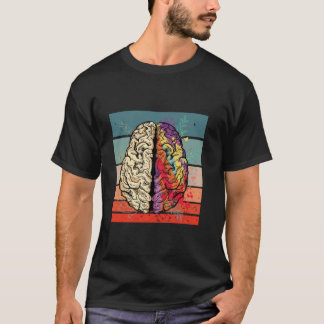 Hersenlogica Creativiteit Analytische Imaginatieve T-shirt