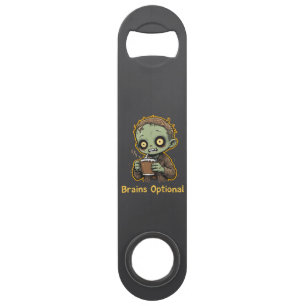 Hersenloze Zombie Koffie Grappig Schattig Ondoden Speed Flessenopener