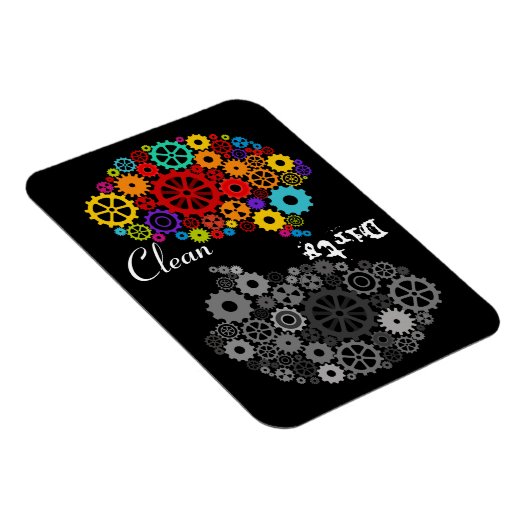 Hersennetten reiniging vuil flexibel magneet (Rechterzijde)