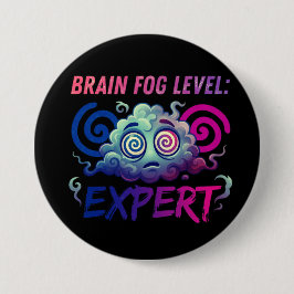 Hersennevel niveau: Expert – Perimenopauze Humor Ronde Button 7,6 Cm