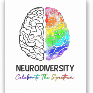 Hersenontwerp, ABA-therapeut, Autisme Awareness, A Sticker