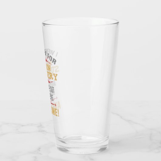 Hersenoperatie herstel Humor Glas (Links)