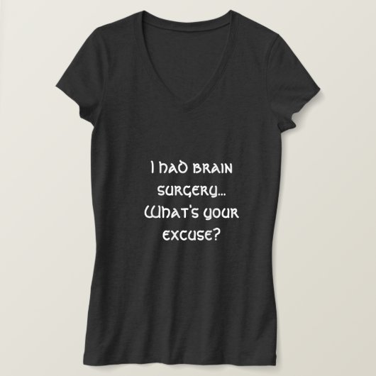 Hersenoperatie T-shirt (Design voorkant)