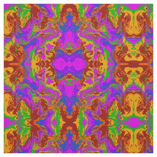 Hersenpap in abstract stof (Swatch)